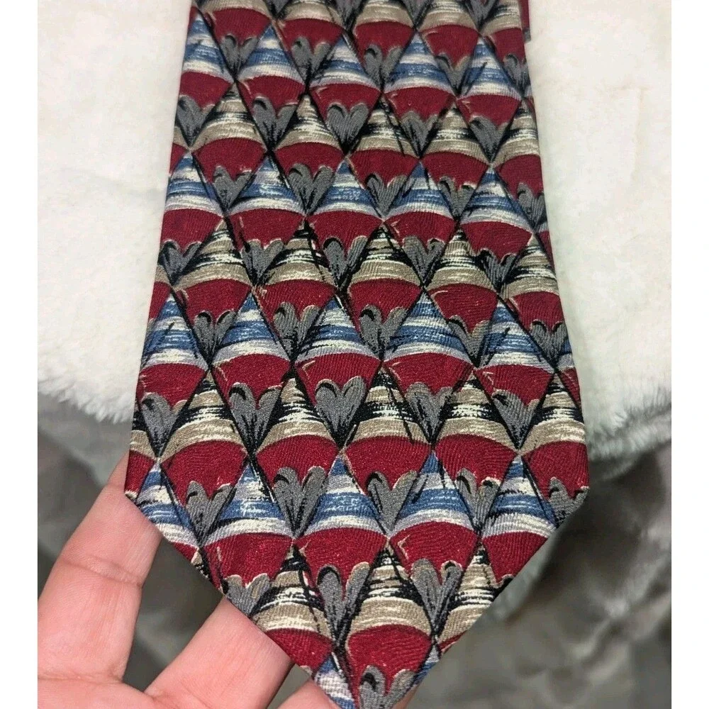 Stafford‎ Executive Men's Multicolor 100% Italian Silk Tie